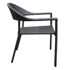 Mid-Century Brown Outdoor Wicker Chair -Family Home Furn Store mid century brown outdoor wicker chair 3