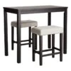 Oakley Pub Set, Black -Family Home Furn Store oakley pub set black
