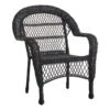Outdoor Wicker Chair, Black -Family Home Furn Store outdoor wicker chair black