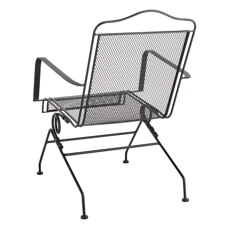 Outdoor Wrought Iron Motion Chair 4 Outdoor Wrought Iron Motion Chair - Image 2