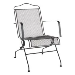 Outdoor Wrought Iron Motion Chair