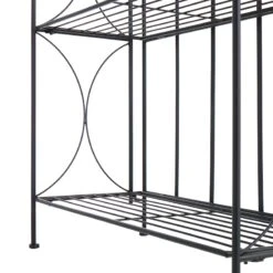 Providence 5-Tier Black Gothic Baker Rack With Metal Wire Shelves 11 Providence 5-Tier Black Gothic Baker Rack With Metal Wire Shelves -Family Home Furn Store providence 5 tier black gothic baker rack with metal wire shelves 3