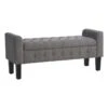 Providence Andy Storage Bench, Grey 2 Providence Andy Storage Bench, Grey -Family Home Furn Store providence andy storage bench grey