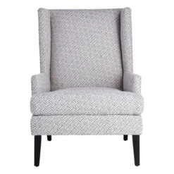 Providence Asher Greek Key Accent Chair, Grey -Family Home Furn Store providence asher greek key accent chair grey 2