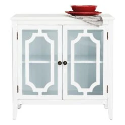 Providence Charlotte Cabinet, White -Family Home Furn Store providence charlotte cabinet white 2