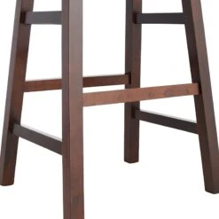 Providence Dark Oak Saddle Backless Barstool, 29" -Family Home Furn Store providence dark oak saddle backless barstool 29 3