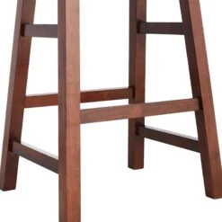 Providence Dark Oak Saddle Counter Stool, 24" 9 Providence Dark Oak Saddle Counter Stool, 24" -Family Home Furn Store providence dark oak saddle counter stool 24 2
