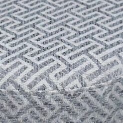 Family Home Furn Store -Family Home Furn Store providence greta greek key ottoman grey 1