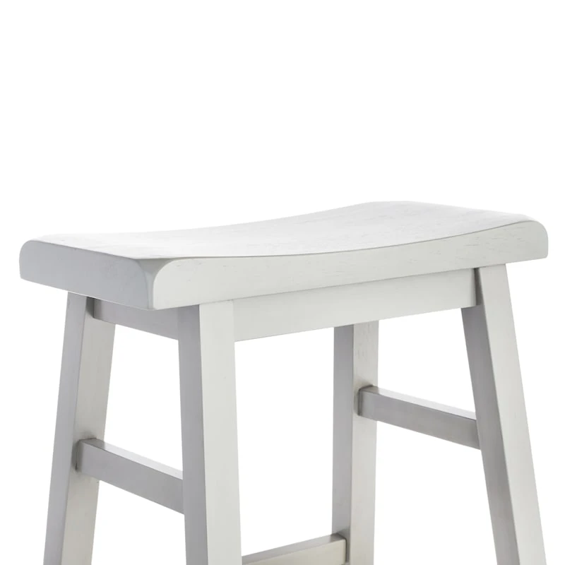 Providence Grey Saddle Backless Counter Stool, 24" 5 Providence Grey Saddle Backless Counter Stool, 24" - Image 3