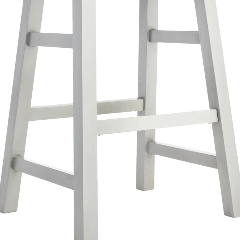 Providence Grey Saddle Backless Counter Stool, 24" 6 Providence Grey Saddle Backless Counter Stool, 24" - Image 4