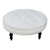 Providence Juliette Tufted Ottoman, Ivory -Family Home Furn Store providence juliette tufted ottoman ivory