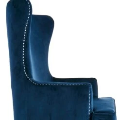 Providence Kori Accent Chair, Navy -Family Home Furn Store providence kori accent chair navy 3