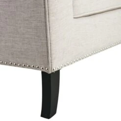 Providence Logan Slipper Chair, Grey -Family Home Furn Store providence logan slipper chair grey 3