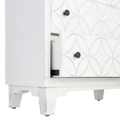 Providence Lorie White 3-Drawer Cabinet -Family Home Furn Store providence lorie white 3 drawer cabinet 5