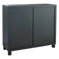 Providence Merrick Black Glass Pane Cabinet -Family Home Furn Store providence merrick black glass pane cabinet 1