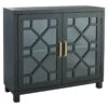 Providence Merrick Black Glass Pane Cabinet -Family Home Furn Store providence merrick black glass pane cabinet