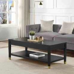 Providence Monroe Coffee Table, Black -Family Home Furn Store providence monroe coffee table black 6