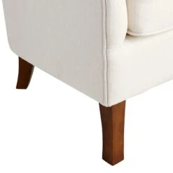 Providence Norfolk White Tufted Accent Chair -Family Home Furn Store providence norfolk white tufted accent chair 3