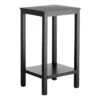 Providence Pratt Black Square Accent Table, 25" -Family Home Furn Store providence pratt black square accent table 25