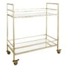 Providence Regina Gold Mirror Bar Cart -Family Home Furn Store providence regina gold mirror bar cart