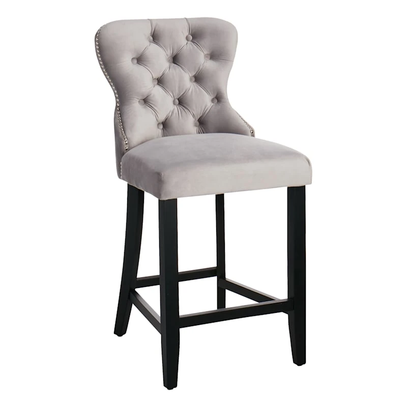 Providence Ring Back Counter Stool, Grey 3 Providence Ring Back Counter Stool, Grey