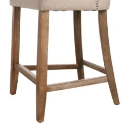 Providence Ring Back Counter Stool, Linen -Family Home Furn Store providence ring back counter stool linen 4