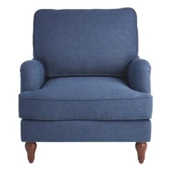 Providence Rogan Armchair, Navy -Family Home Furn Store providence rogan armchair navy 2