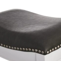 Providence Rylan Backless Barstool, White -Family Home Furn Store providence rylan backless barstool white 3