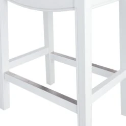 Providence Rylan Backless Counter Stool, White -Family Home Furn Store providence rylan backless counter stool white 3