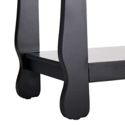 Providence Theodore Black 3-Tier Thick Leg Bookshelf, 29" -Family Home Furn Store providence theodore black 3 tier thick leg bookshelf 29 3