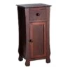 Providence Theodore Dark Brown 1-Drawer Cabinet End Table, 29" 2 Providence Theodore Dark Brown 1-Drawer Cabinet End Table, 29" -Family Home Furn Store providence theodore dark brown 1 drawer cabinet end table 29