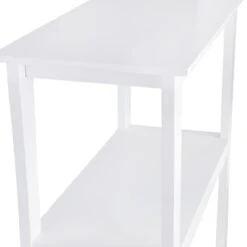Providence Theodore White 3-Tier Thick Leg Bookshelf, 29" -Family Home Furn Store providence theodore white 3 tier thick leg bookshelf 29 2