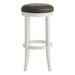 Providence Victoria Backless Barstool, White 8 Providence Victoria Backless Barstool, White -Family Home Furn Store providence victoria backless barstool white 1