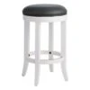 Providence Victoria Backless Counter Stool, White -Family Home Furn Store providence victoria backless counter stool white