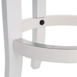 Providence Victoria Backless Counter Stool, White -Family Home Furn Store providence victoria backless counter stool white 2