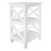 Providence Xavier Accent Table, White -Family Home Furn Store providence xavier accent table white