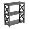 Providence Xavier Black 3-Tier Bookshelf, 29" -Family Home Furn Store providence xavier black 3 tier bookshelf 29