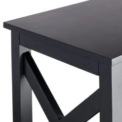 Providence Xavier Black 3-Tier Bookshelf, 29" -Family Home Furn Store providence xavier black 3 tier bookshelf 29 3