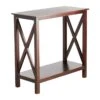 Providence Xavier Brown Console End Table, 30" -Family Home Furn Store providence xavier brown console end table 30