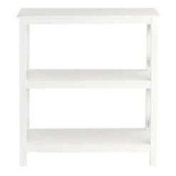 Providence Xavier White 3-Tier Bookshelf, 29" -Family Home Furn Store providence xavier white 3 tier bookshelf 29 1