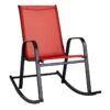 Red Sling Patio Rocking Chair -Family Home Furn Store red sling patio rocking chair