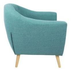 Rockwell Teal Mid-Century Modern Accent Chair 12 Rockwell Teal Mid-Century Modern Accent Chair -Family Home Furn Store rockwell teal mid century modern accent chair 2