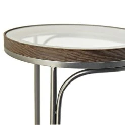 Round Clear-Top Metal C-Table, Small 5 Round Clear-Top Metal C-Table, Small -Family Home Furn Store round clear top metal c table small 1