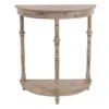 Rounded Turned Leg Wooden Console -Family Home Furn Store rounded turned leg wooden console