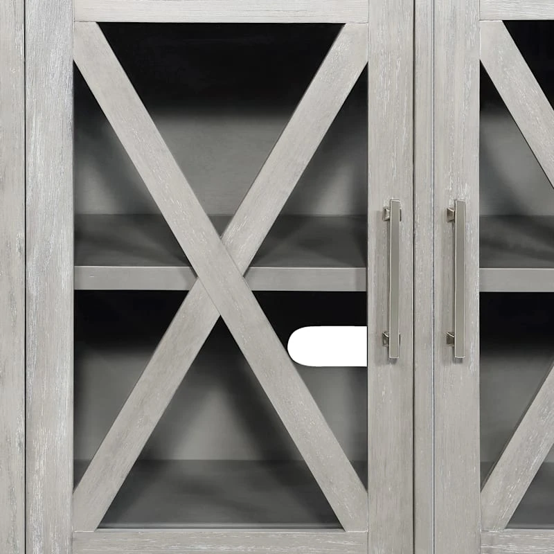 Rowan 3-Drawer Grey Cabinet 7 Rowan 3-Drawer Grey Cabinet - Image 5