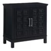 Sadie 2-Drawer Geometric Cabinet, Black 1 Sadie 2-Drawer Geometric Cabinet, Black -Family Home Furn Store sadie 2 drawer geometric cabinet black