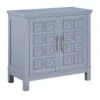 Sadie 2-Drawer Geometric Cabinet, Grey 2 Sadie 2-Drawer Geometric Cabinet, Grey -Family Home Furn Store sadie 2 drawer geometric cabinet grey