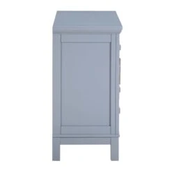 Sadie 2-Drawer Geometric Cabinet, Grey -Family Home Furn Store sadie 2 drawer geometric cabinet grey 3