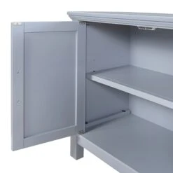 Sadie 2-Drawer Geometric Cabinet, Grey -Family Home Furn Store sadie 2 drawer geometric cabinet grey 4