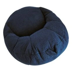 Sherpa Laid Back Lounger, Navy Blue -Family Home Furn Store sherpa laid back lounger navy blue 1